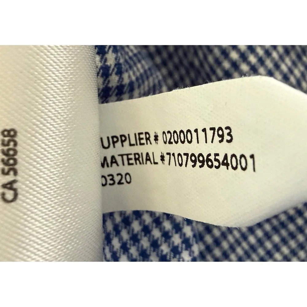 Polo Ralph Lauren shorts men 38 Blue Stretch Classic Plaid Check Houndstooth EUC